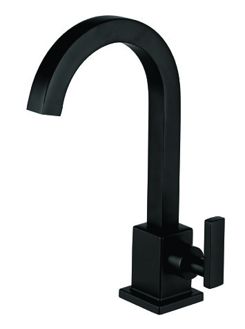 Torneira lavatório bancada 1190 35 Slim – Preto Matte – Athena Slim Meber