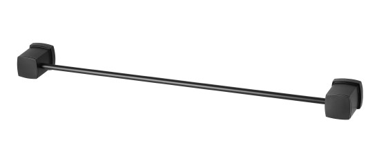 Toalheiro Linear Médio Block Preto Matte