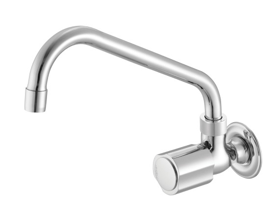 Torneira cozinha bica móvel parede 1169 C 43 BA – Prática Meber
