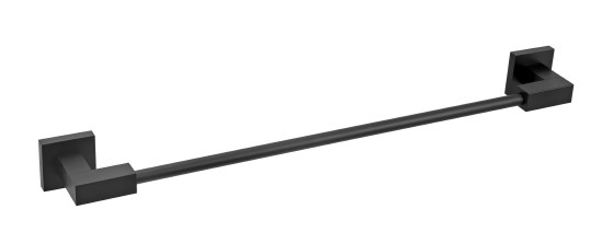 Toalheiro linear 2038 215 – Preto Matte – Quadra